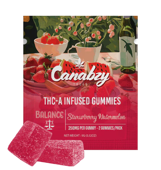 Canabzy - Gummies - Strawberry Watermelon - 500MG