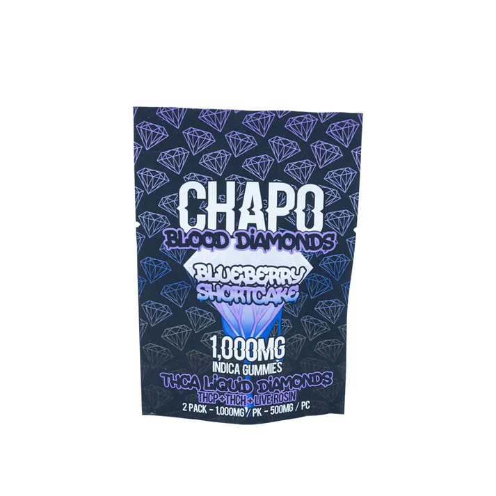 Chapo Extrax - Liquid Diamond - Gummies - Blueberry Shortcake - 1000MG